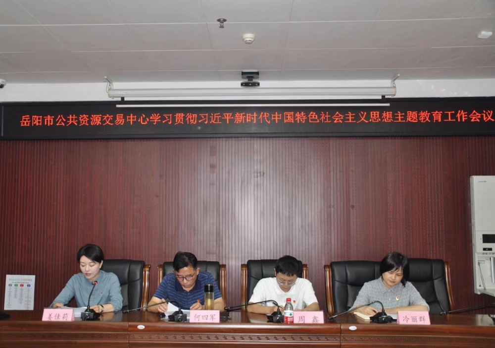 中心组织学习贯彻习近平新时代中国特色社会主义思想主题教育工作会议