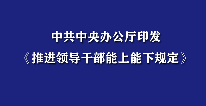 �й�����칫��ӡ�����ƽ��쵼�ɲ��������¹涨��