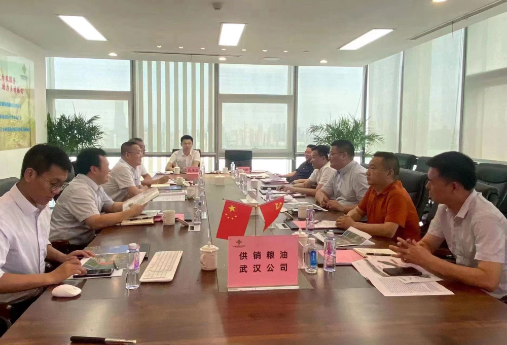 周鹏率队考察供销粮油武汉公司