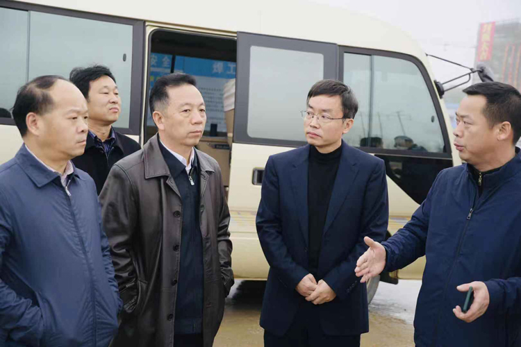 刘和生胡安平调研经开区产业项目建设