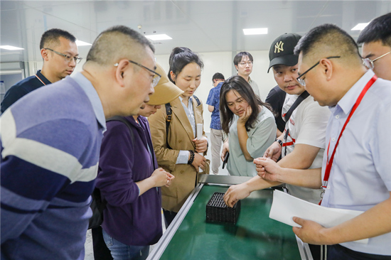 硬质合金生产基地参观。受访单位供图