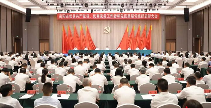 岳阳市“两优一先”表彰大会召开