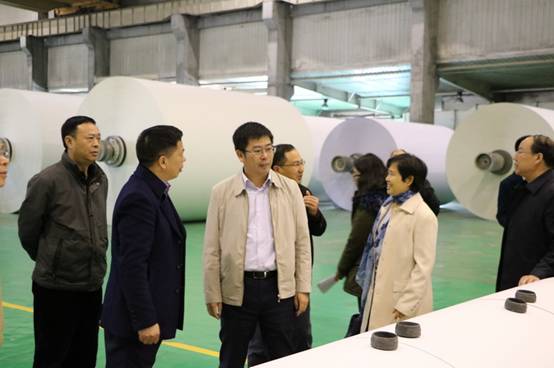 国家林业局办公厅副主任李金华一行来岳阳考察林业产业和山体修复工作